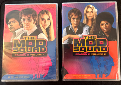 THE MOD SQUAD: Season 2, Volumes 1 and 2 (2 DVD Sets, 2009) - Aired 1969 - 1970