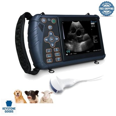 Portable Veterinary Ultrasound Scanner for Pregnancy - Handheld, HD Display, ...