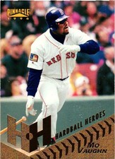 1996 Pinnacle Hardball Heroes Mo Vaughn #261 Boston Red Sox NrMt