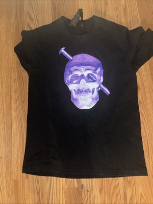 VLONE Screwhead Skull Mens Size M Purple Graphic Designer Streetwear NYC A$AP