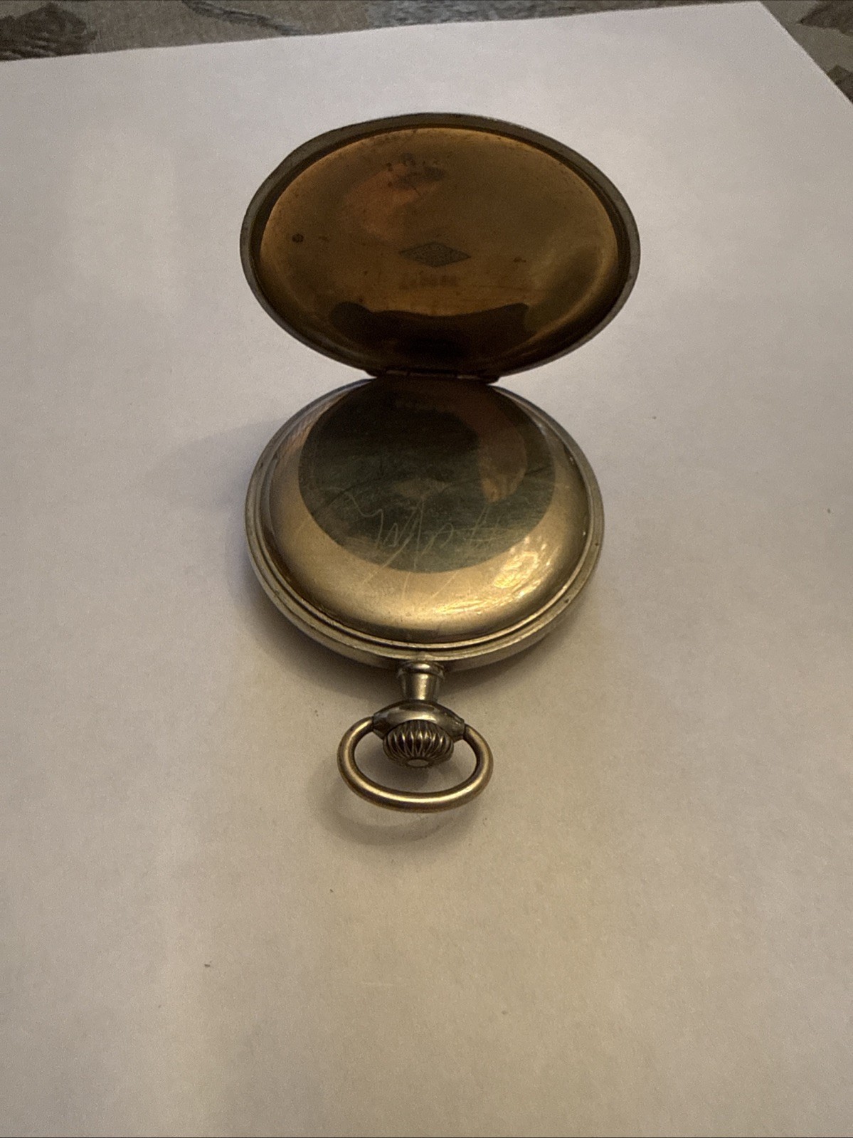 Antique Solid Nickel Pocket Watch - image 3