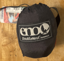 Eno DoubleNest Hammock 400 lb Capacity - Red/Charcoal... FREE S&H!