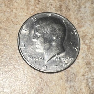 1974 Kennedy Half Dollar No Mint Mark