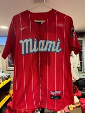 NIKE Made In USA! Miami Marlins Sugar Kings Authentic Baseball Jersey Size 40