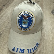 GORRA DE BÉISBOL BORDADA DE LA FUERZA AÉREA DE LA EE. UU. APUNTAR HIGH FLY FIGHT WIN