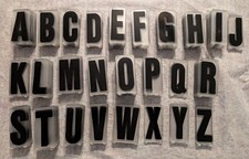 Vintage Marquee Sign Letters Numbers Punctuations 5 Inch Tall Acrylic Plastic