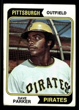 1974 Topps Dave Parker (HOF RC) #252 - Pittsburgh Pirates