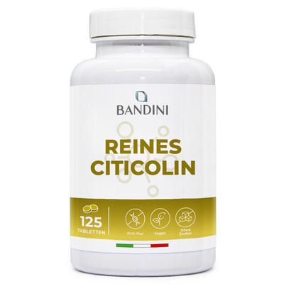 Bandini  Citicolin 125 Tabletten | Zellstoffwechsel und die Energieversorgung