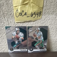 Panini 2021 Mosaic Dan Marino Miami Dolphins Cards #278 #123 lot of 2