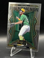 2025 Panini Select Baseball Jacob Wilson Phenomenon Insert Athletics