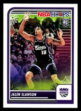 2023-24 Panini Haunted Hoops #58 Jalen Slawson RC Sacramento Kings Rookie