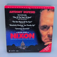 Nixon LaserDisc Widescreen Anthony Hopkins Oliver Stone Political Drama Movie