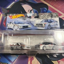 Hot Wheels Hcy73 Premium 2 Pack Lancia Rally 037 84 Audi Sports Quattro Fs