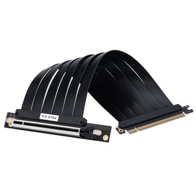 20cm PCIE 3.0 X16 Riser Cable Video Card Shielded High-Speed Flexible9879