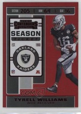 2019 Panini Contenders Season Ticket FOTL FOTL Red Zone Tyrell Williams #43 5cb