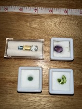 mixed lot of cut gemstones loose