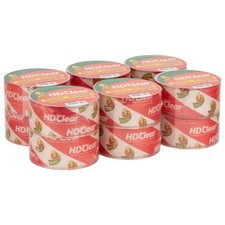 Heavy Duty Clear Packing Tape Refills 12 Rolls HD Shipping Moving Supplies