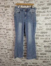 Judy Blue Los Angeles Women's Slim Bootcut Medium Wash Distressed Jeans 16W