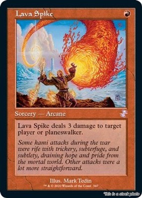 MTG Lava Spike Card #347 Time Spiral: Remastered NM Magic