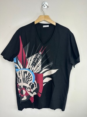 Authentic Ex Sample Piece Versace Collection V Neck T-Shirt - XXL