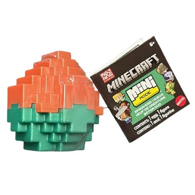 Mattel - Minecraft Mini Mode - SPAWN EGG [1 random mini figure](2 inch) HXT64 V2