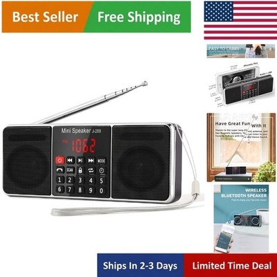 J-288 Power-Saving Bluetooth Radio with AUX/USB Support & Long-Range Reception