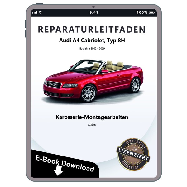 Audi A4 2002-2009 Karosserie Montagearbeiten AußEn Reparaturhandbuch Download-image