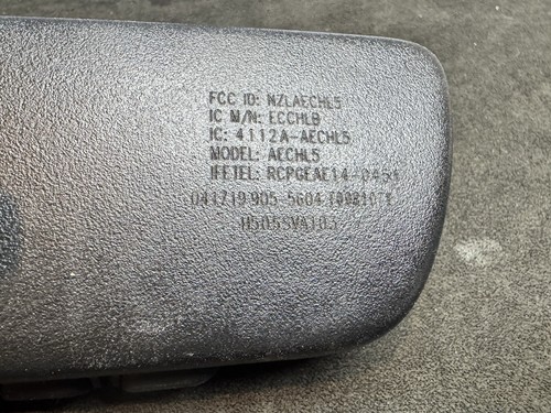OEM Subaru Auto-Dimming Mirror H505SVA103 HOMELINK - Picture 3 of 3