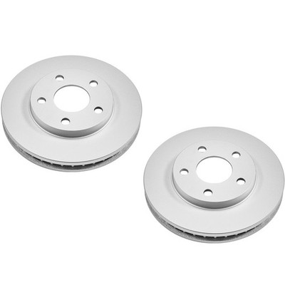 SET-P15AR8250EVC-2 Powerstop Brake Discs 2-Wheel Set Front FWD  for Chevy Olds