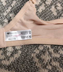New Wacoal Visual Effects Minimizer Bra - Size 40D - Sand - # 857210