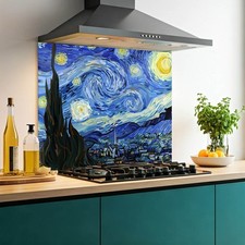 Printed Glass Kitchen Splashback | 6mm Toughened Heat Resistant Glass | No.2122