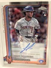 2025 Topps Chrome Luisangel Acuna #CRDA-LA Rookie Auto