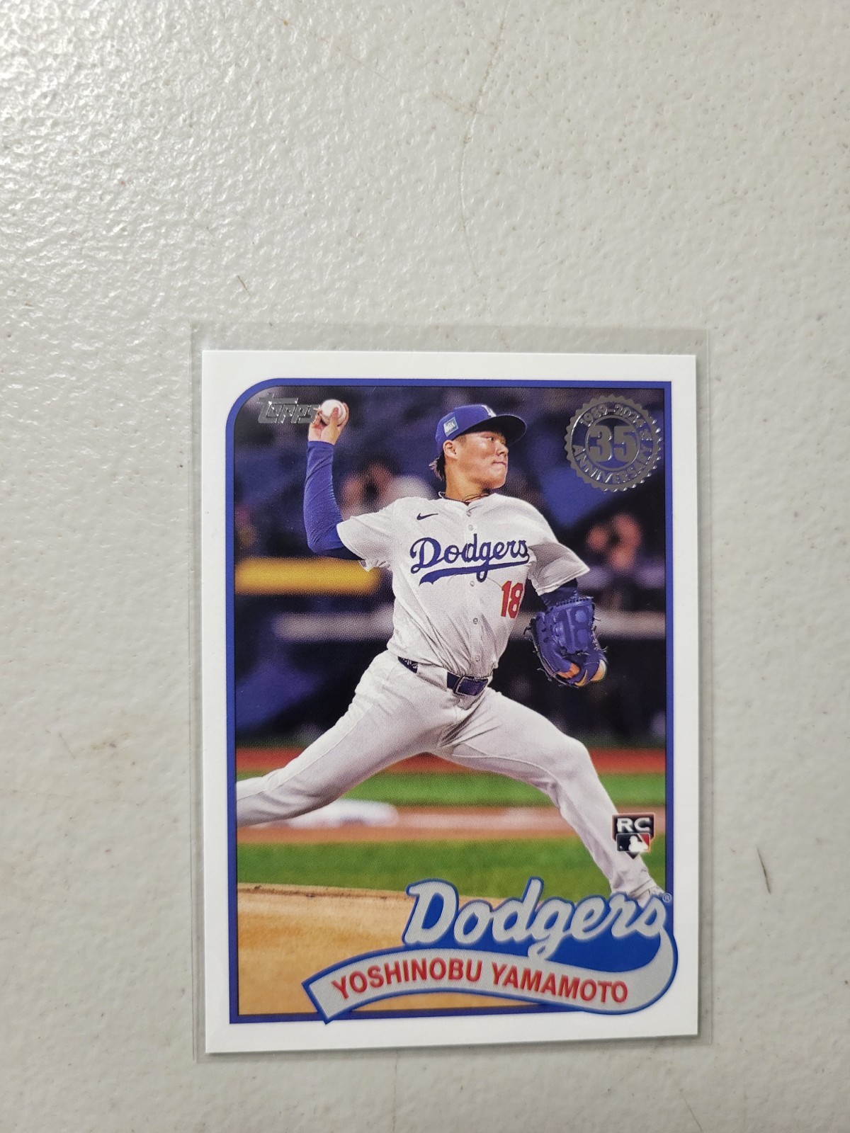 2024 Topps Update Series 1989 Baseball Yoshinobu Yamamoto #89US-29 RC NM