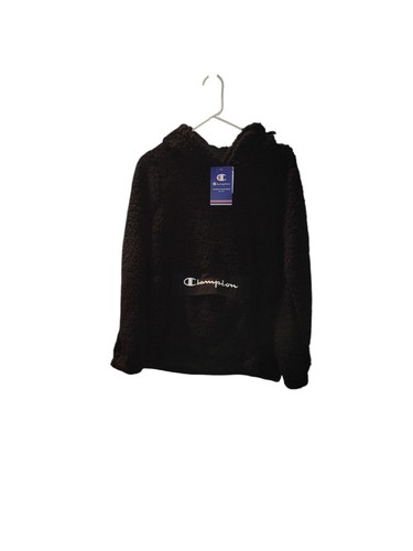 Champion Fluffy Hoodie With Front Pocket~Size L~ New With Tags - Picture 1 of 3