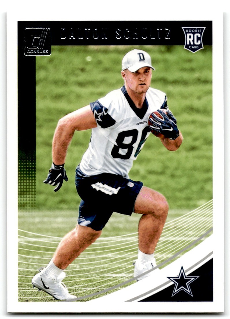2018 Donruss Dalton Schultz Rookie Dallas Cowboys #387