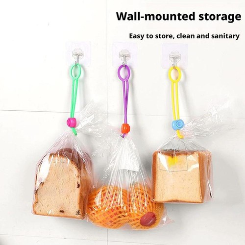 Chip Bag Clip, Snack Bags Clip di Sigillatura, Nastro Sigillante Colorato e Clip Too X3J8 - Foto 11 di 18
