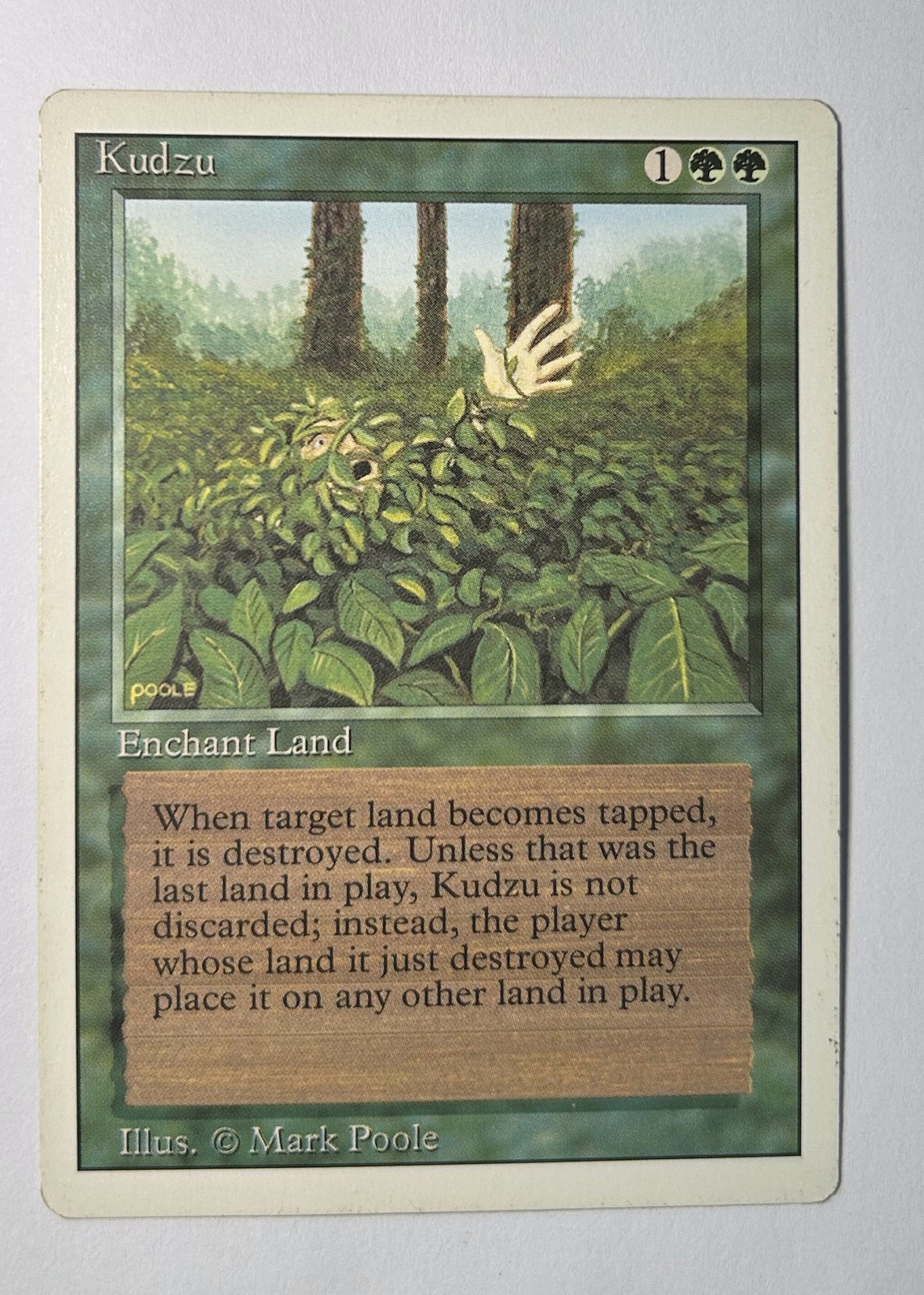 Kudzu - Revised Edition (3rd Edition, 3ED) 1994 - MTG Rare LP Free Ship