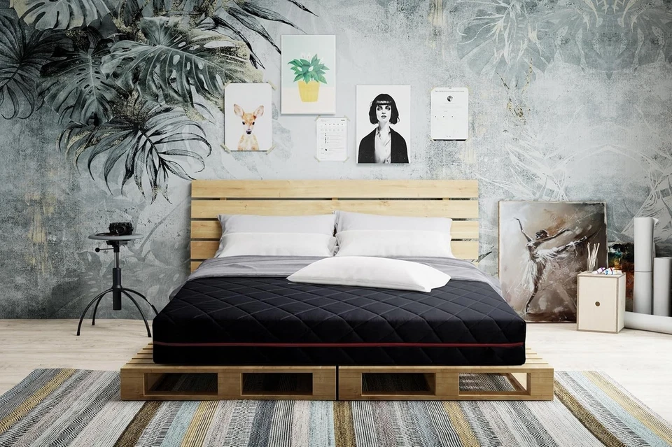 Matratze 90x200 120x200 140x200 cm Taschenfederkern 7 Zonen Höhe 24cm H3 und H4 - Bild 2 von 4