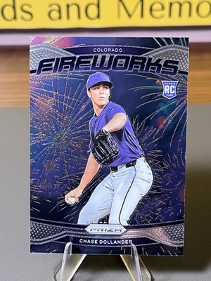 2025 Panini Prizm - Fireworks Chase Dollander, Chase Dollander #16 (RC)