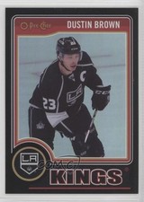 2014-15 O-Pee-Chee Black Rainbow 34/100 Dustin Brown #62 13h2