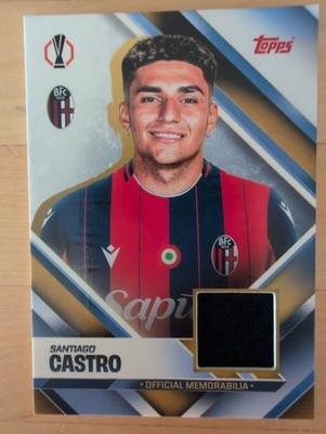 Topps Match Attax 2025/26 Santiago Castro Jersey Relic JR-SC UEL