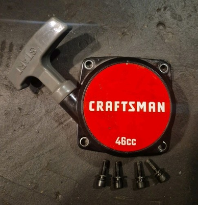 #ad #ad Craftsman CMXGAAH46BT Backpack Blower 46cc Pull Start amp; Screws OEM USED $25.00