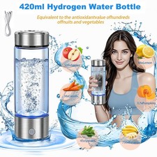Portable Hydrogen Water Bottle Hydrogen Aqua Daily Equivalently Anti-Oxidant US