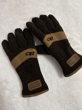 Outdoor Research Women  s Brown Fleece Lined Gloves Size XS