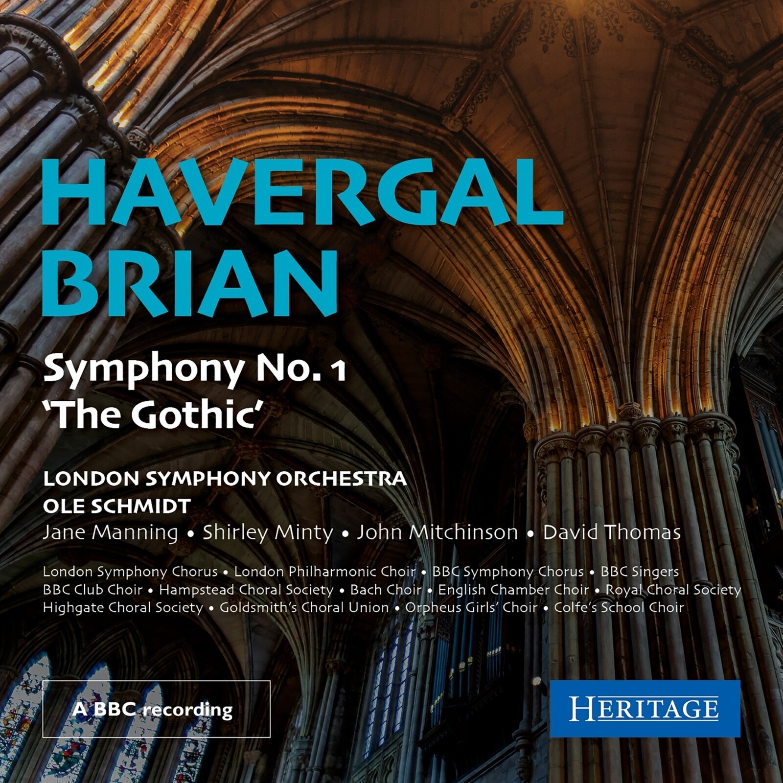 HTGCD124 Various Artists Havergal Brian: Symphony No. 1 'the Gothic Double CD