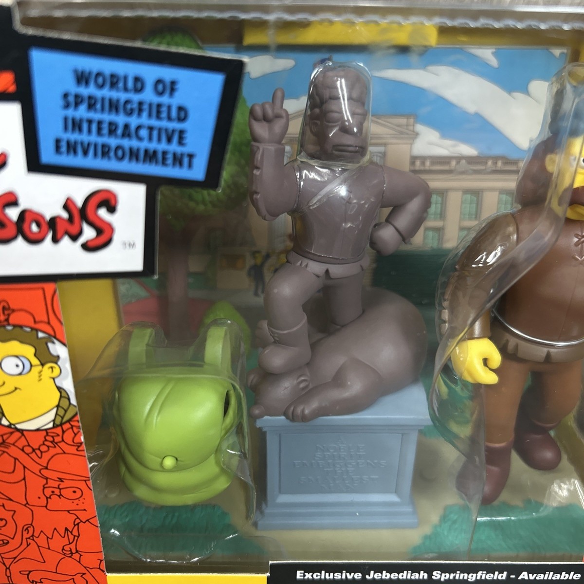 Simpsons Town Square Jebediah Springfield 5.5 in Action