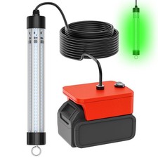 Underwater Fishing Light Compatible for Milwaukee 18V 60W 6000 Lumens