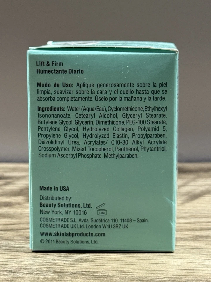 Ежедневный увлажняющий крем с коллагеном и эластином SkinLab Lift & Firm 2,25 унции тон морщин - Изображение 2 из 4