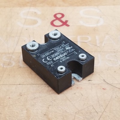 Celduc SC869110 Solid State Relay, 24-520VAC, 125A, Input 5-30VDC - USED