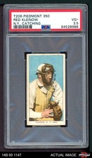 1909 T206 Red Kleinow Catching NY Yankees VARIATION PSA 3.5 - VG+